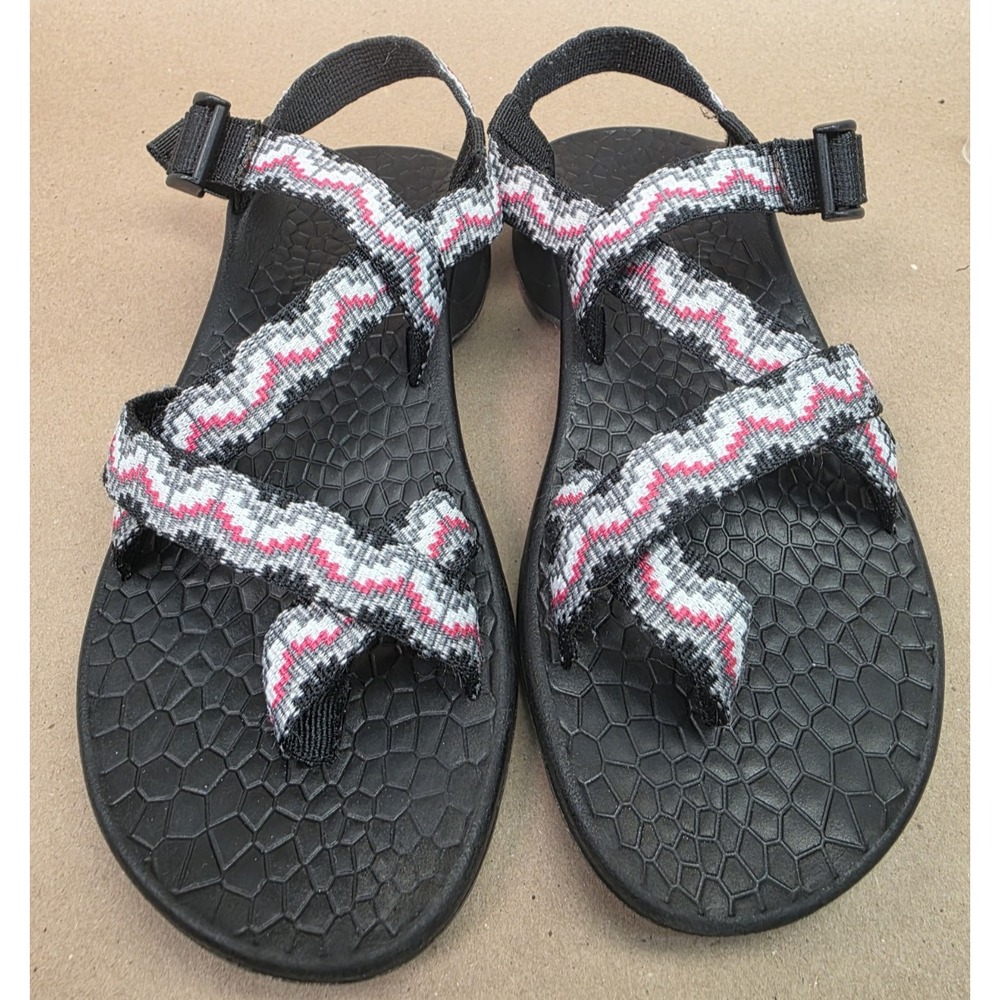 Chaco (Sz 8 M) Updraft Sandals Women's Red Black Indian Blanket